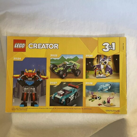 4 Lego Creators Manual ONLY 31125 Alternative Build 3 in 1 - Owl, Squirel 2 Deer - Picture 7 of 7